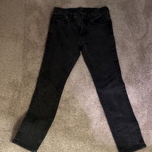 J. Crew Black Straight Leg Mens/Boys Jeans